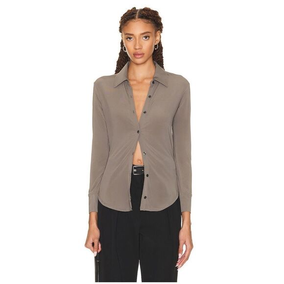 NEW Revolve Citizen Of Humanity COH Dalhia Mesh Button Down Shirt Size XS - Picture 8 of 15
